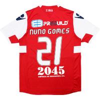 2011 12 sc braga match issue home shirt nuno gomes 21