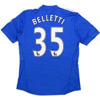 2009-10 Chelsea Match Issue Signed Home Shirt Belletti #35