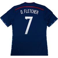 2014-15 Scotland Player Issue Adizero Home Shirt D.Fletcher #7 *w/Tags*