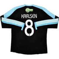 2012 13 lyngby bk match issue away ls shirt karlsen 8