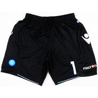 2009-10 Napoli Match Issue Black GK Shorts #1 (Iezzo) XL