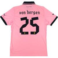 2012-13 Palermo Player Issue Home Shirt von Bergen #25 *As New*