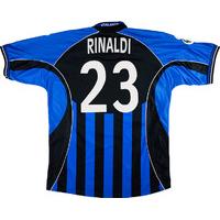 2001-02 Atalanta Match Issue Home Shirt Rinaldi #23