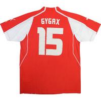2004-06 Switzerland Match Issue Signed Home Shirt Gygax #15