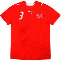 2006-08 Switzerland Match Issue Home Shirt #3