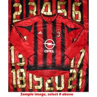 2004-05 AC Milan L/S Player Issue Home # Shirt *As New* S