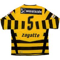 2008 Young Boys Match Issue Home L/S Shirt Zayatte #5