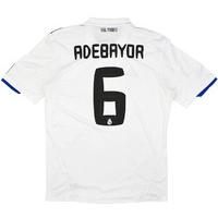 2010 11 real madrid home shirt adebayor 6 excellent l