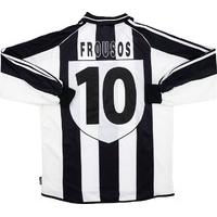 2001-02 PAOK Match Worn UEFA Cup Home L/S Shirt Frousos #10 (v PSV)