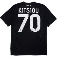 2013-14 PAOK Match Issue Fourth Shirt Kitsiou #70