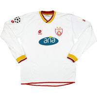 2001-02 Galatasaray Match Worn Champions League Away L/S Shirt Victoria #14 (v PSV)