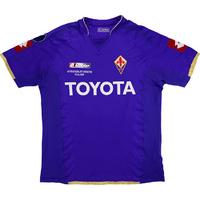 2007-08 Fiorentina Match Worn UEFA Cup Home Shirt Liverani #11 (v PSV)