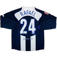 2004 05 hertha berlin match worn home ls shirt rafael 24 v wolfsburg