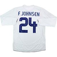 2006-08 Norway Match Issue European Champions Qualifiers Away L/S Shirt F.Johnsen #24