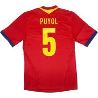 2012-13 Spain Player Issue Formotion Home Shirt Puyol #5 *w/Tags* XL