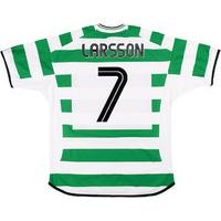 2001-03 Celtic Home Shirt Larsson #7 (Very Good) L