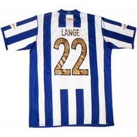 2008-09 Esbjerg Match Issue Home Shirt Lange #22