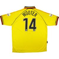 2000-01 Watford Match Issue Home Shirt Wooter #14