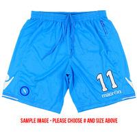 2011-12 Napoli Match Worn Third Shorts #