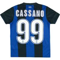 2012-13 Inter Milan Home Shirt Cassano #99 (Very Good) S.Boys