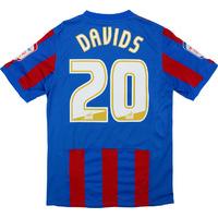 2010-11 Crystal Palace Home Shirt Davids #20 (Excellent) L