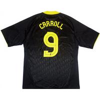 2010-11 Liverpool Third Euro Shirt Carroll #9 (Very Good) XXL