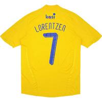 2008-09 Brondby Home Shirt Lorentzen #7 (Excellent) L
