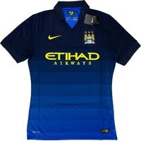 2014-15 Manchester City Player Issue Away Shirt *w/Tags* M