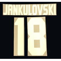 2006-07 AC Milan Player Issue European Jankulovski #18 Name Set