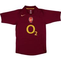 2005 06 arsenal home shirt excellent xxl