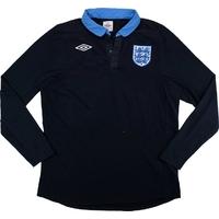 2011-12 England Away L/S Shirt (Excellent) M