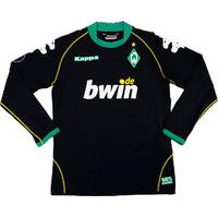 2006-07 Werder Bremen Match Issue UEFA Cup Third L/S Shirt Jensen #20 (v AZ)