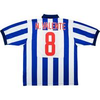 2002-03 Porto Match Worn UEFA Cup Home Shirt N.Valente #8 (v A.Vienna)