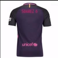 2016-17 Barcelona With Sponsor Away Shirt - (Kids) (Suarez 6 )