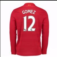 2016-17 Liverpool Home Long Sleeve Shirt (Gomez 12) - Kids