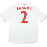 2008-09 Bayern Munich Champions League Shirt Sagnol #2 (Excellent) L