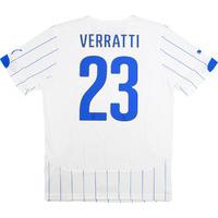 2014 15 italy player issue away shirt pro fit verratti 23 wtags