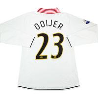 2009-10 PSV Match Issue Third L/S Shirt Ooijer #23