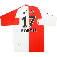 2007-08 Feyenoord Match Issue Home L/S Shirt Sahin #17