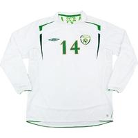 2005-07 Ireland Match Issue Away L/S Shirt #14