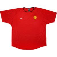 2002-03 Manchester United Nike Training Shirt (Excellent) XXL