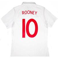 2009-10 England Home Shirt Rooney #10 (Excellent) M
