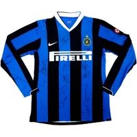 2006 07 inter milan player issue signed home ls shirt very good l