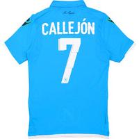 2014-15 Napoli Authentic European Home Shirt Callejón #7 *w/Tags*