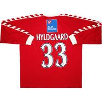 2006-07 AGF Aarhus Match Issue GK Shirt Hyldgaard #33