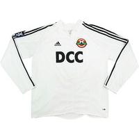 2004-05 Shakhtar Donetsk Match Worn UEFA Cup Away L/S Shirt Hübschman #3 (v AZ)