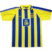 2001 02 fenerbahce match worn champions league home shirt lazeti 17 v  ...
