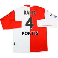 2005-06 Feyenoord Match Worn Home L/S Shirt Bahia #4 (v PSV)