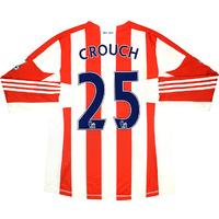 2012-13 Stoke Match Issue \'150 Years\' Home L/S Shirt Crouch #25