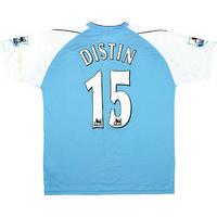 2006 07 manchester city match issue home shirt distin 15